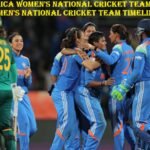 South Africa Women's National Cricket Team vs India Women's National Cricket Team Timeline
